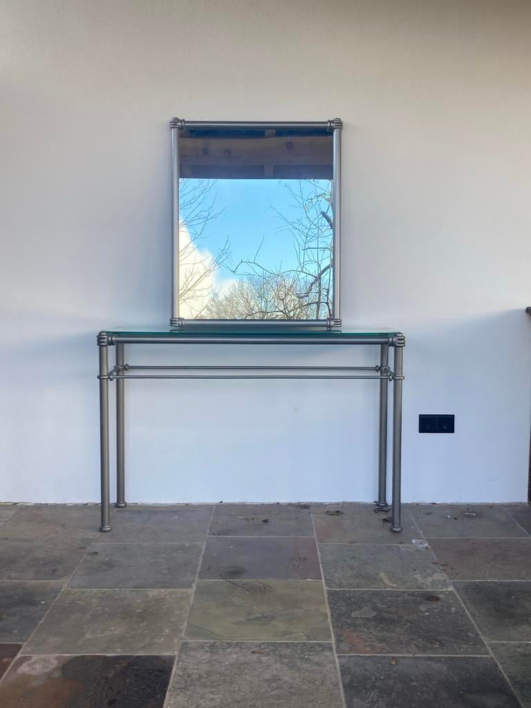 Industrieel kaptafel met Spiegel slaapkamer, Ophalen, Gebruikt, Tweepersoons