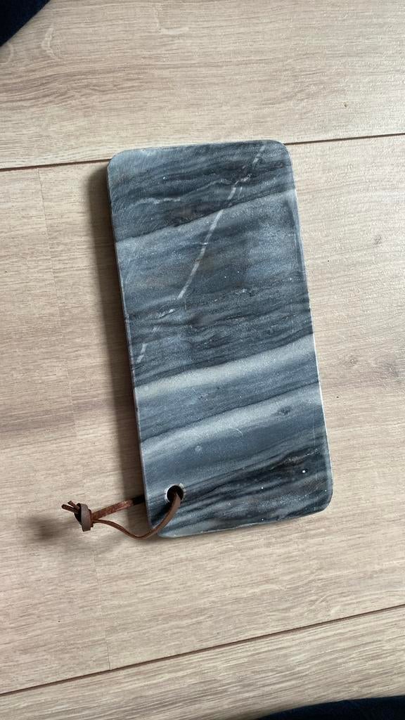Marmeren dienblad - borrelplank - marmer plateau - marmer, Huis en Inrichting, Woonaccessoires | Dienbladen, Ophalen, Zo goed als nieuw