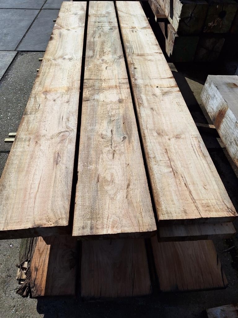 30cm brede hardhouten  planken  vensterbank  wandplank, Ophalen, Gebruikt, Plank