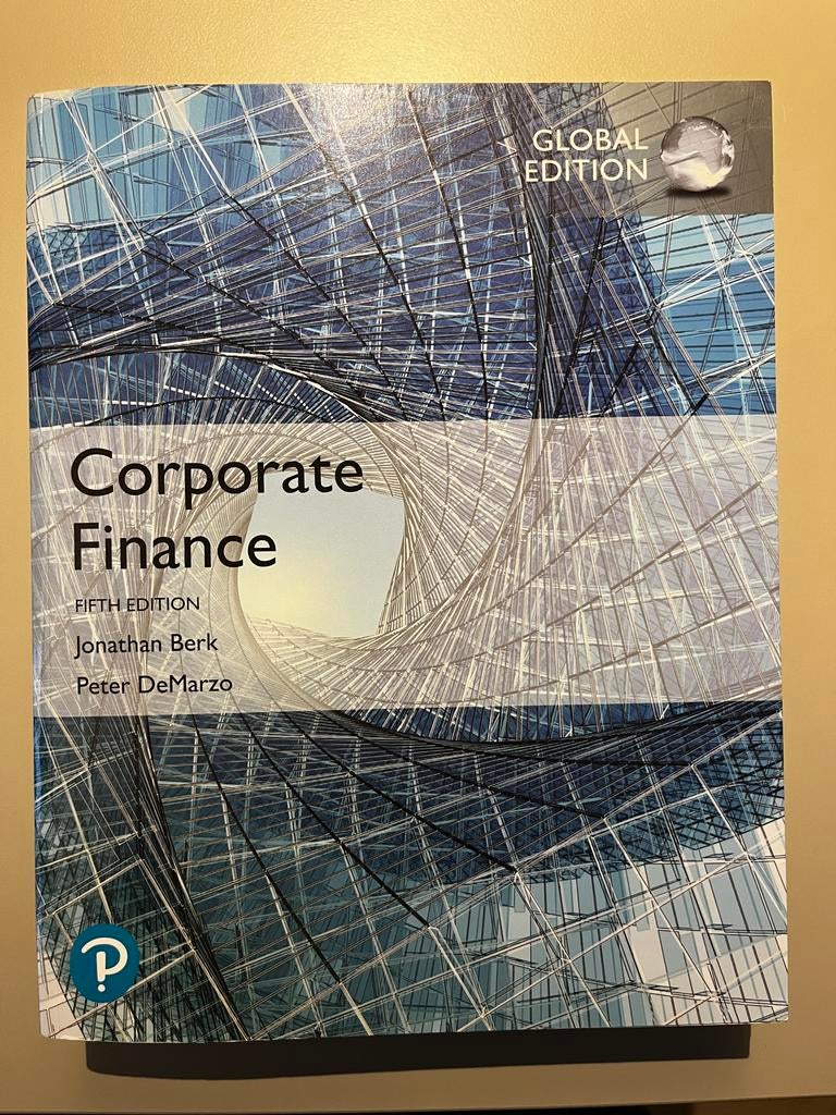 Corporate Finance - Jonathan Berk, Ophalen, Beta, Zo goed als nieuw, WO