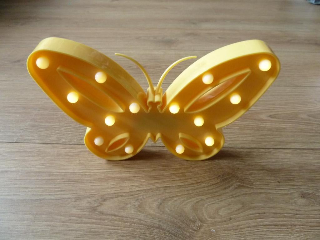 leuk VLINDER lampje, Ophalen, Gebruikt, Meisje