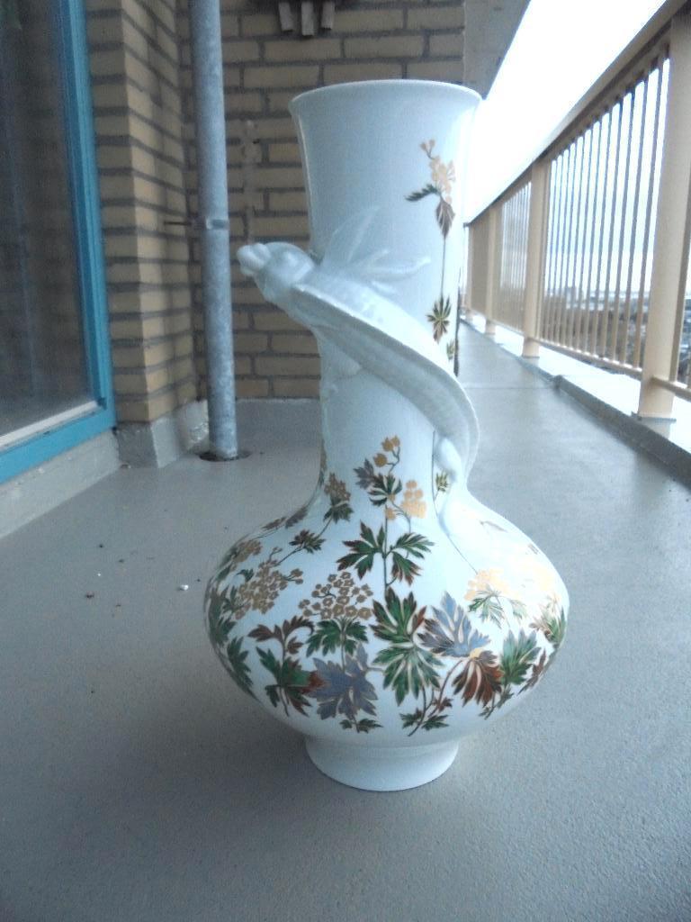 duits porselein vaas salamander kameleon art deco, Antiek en Kunst, Antiek | Porselein, Ophalen of Verzenden