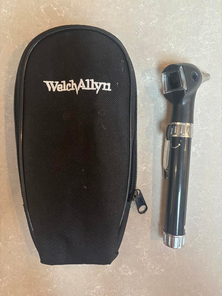 Welch Allyn otoscoop pocket Junior - op batterijen - zgan, Ophalen of Verzenden, Zo goed als nieuw