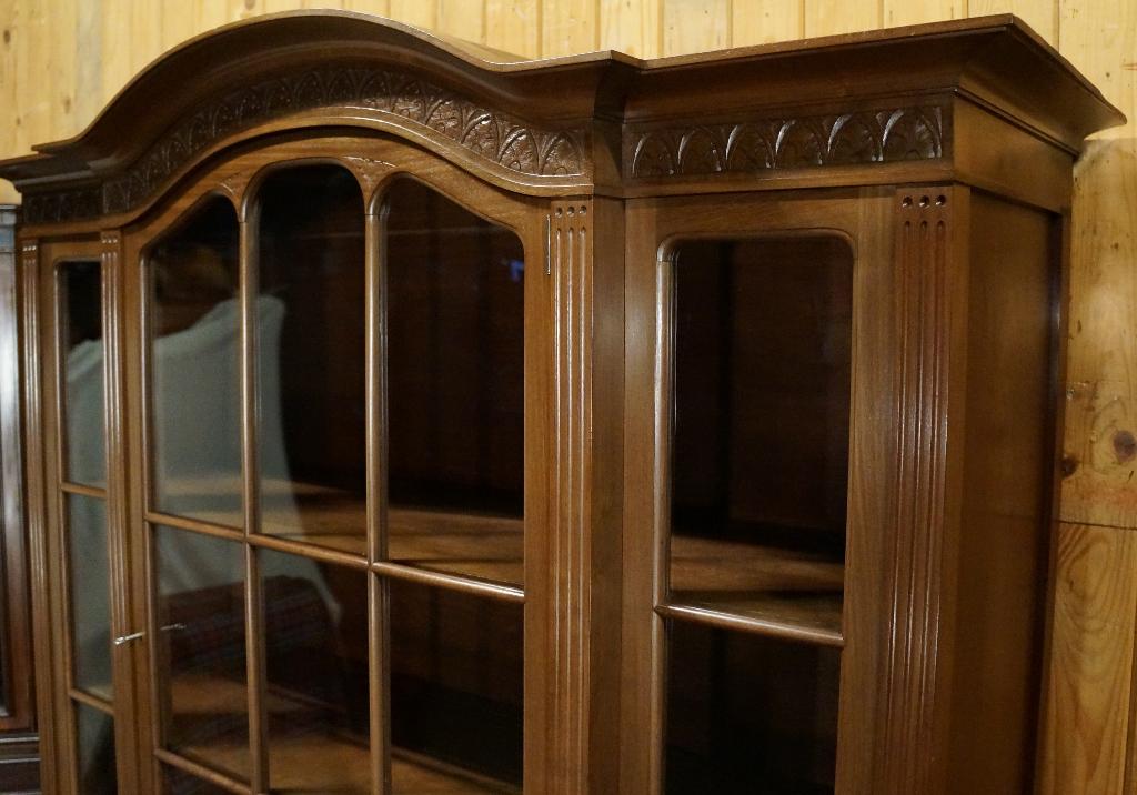 Art Deco gebogen Kast Display Meubel Design Wandkast Vitrine, Huis en Inrichting, Kasten | Vitrinekasten, Ophalen, Art Deco, Vintage, Design, antiek, Brocante, Amsterdamse School