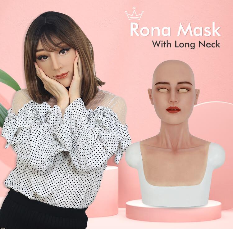 Roanyer Siliconen Masker Lange Nek, Verzenden, Nieuw, Y, Accessoires