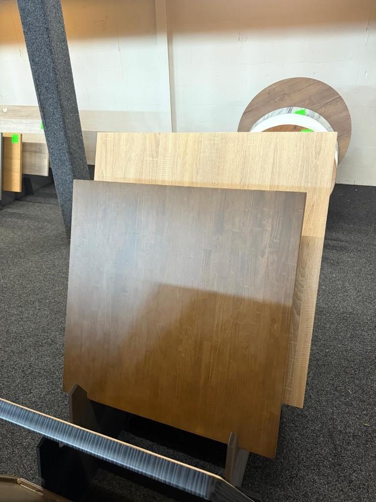 Houtlook Tafelblad 90x90 cm, Ophalen, Overige materialen, Gebruikt, 50 tot 100 cm