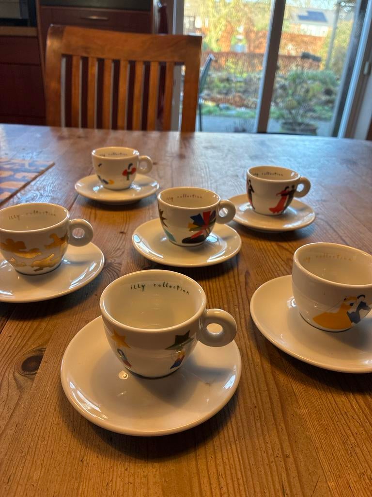 Illy Collection Marco Lodola espressokopjes - 6 stuks, Ophalen of Verzenden