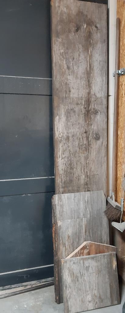 Boomstam planken, Doe-het-zelf en Verbouw, Hout en Planken, Ophalen, Zo goed als nieuw