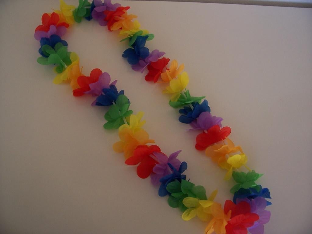 Bloemenkrans hawaii, Ophalen of Verzenden, Gebruikt, Versiering, Overige