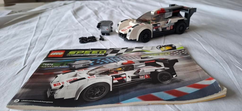 Lego speed champions Audi R18 e-tron quattro 75872, Ophalen of Verzenden, Gebruikt, Complete set, Lego