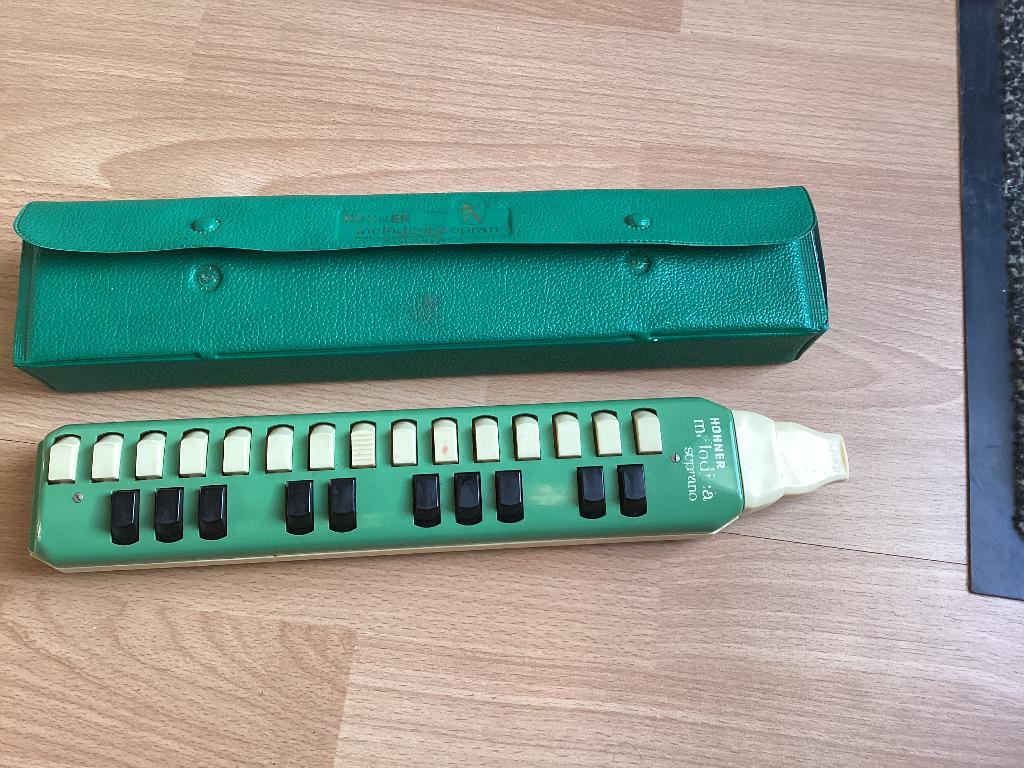 Hohner  melodica  soprano, Ophalen of Verzenden, Gebruikt, Overige soorten, Met koffer of draagtas