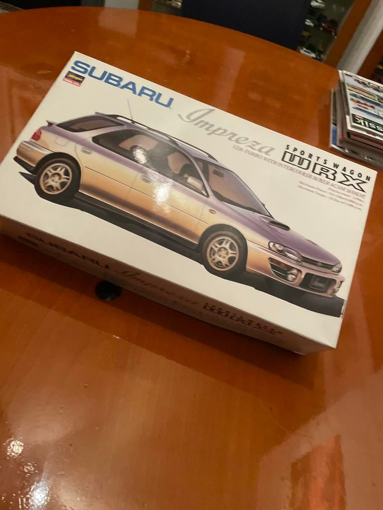 Subaru WRX Station Wagon Bouwkit 1:24 - Japanse Auto, Overige merken, Auto, Groter dan 1:32, Nieuw