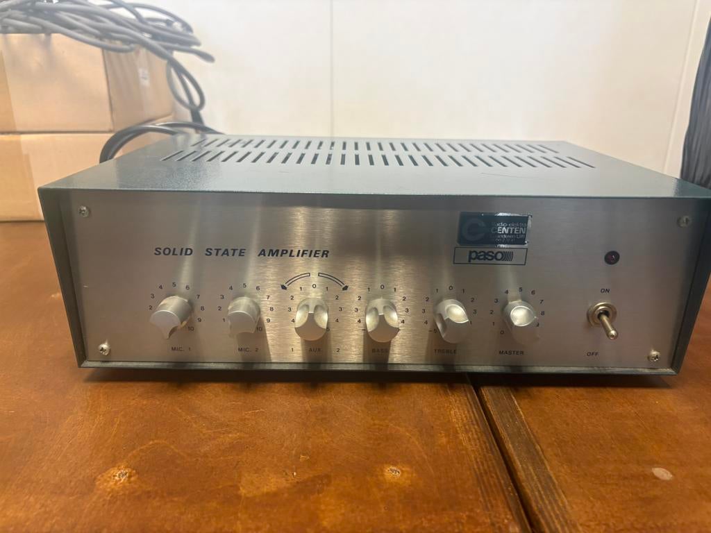 Paso T540 TR vintage power amplifier, Audio, Tv en Foto, Versterkers en Receivers, Minder dan 60 watt, Ophalen, Overige merken