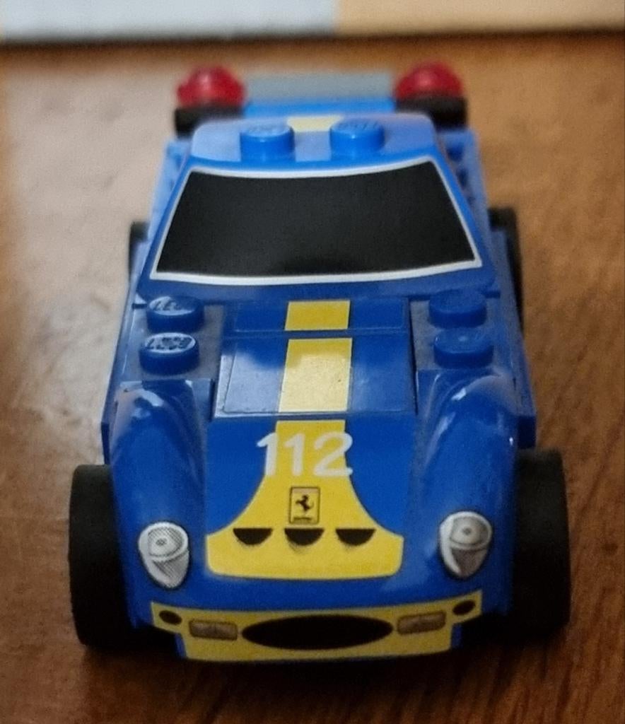 Lego Shell. Ferrari Race auto blauw. Collector's item., Ophalen of Verzenden, Zo goed als nieuw, Complete set, Lego