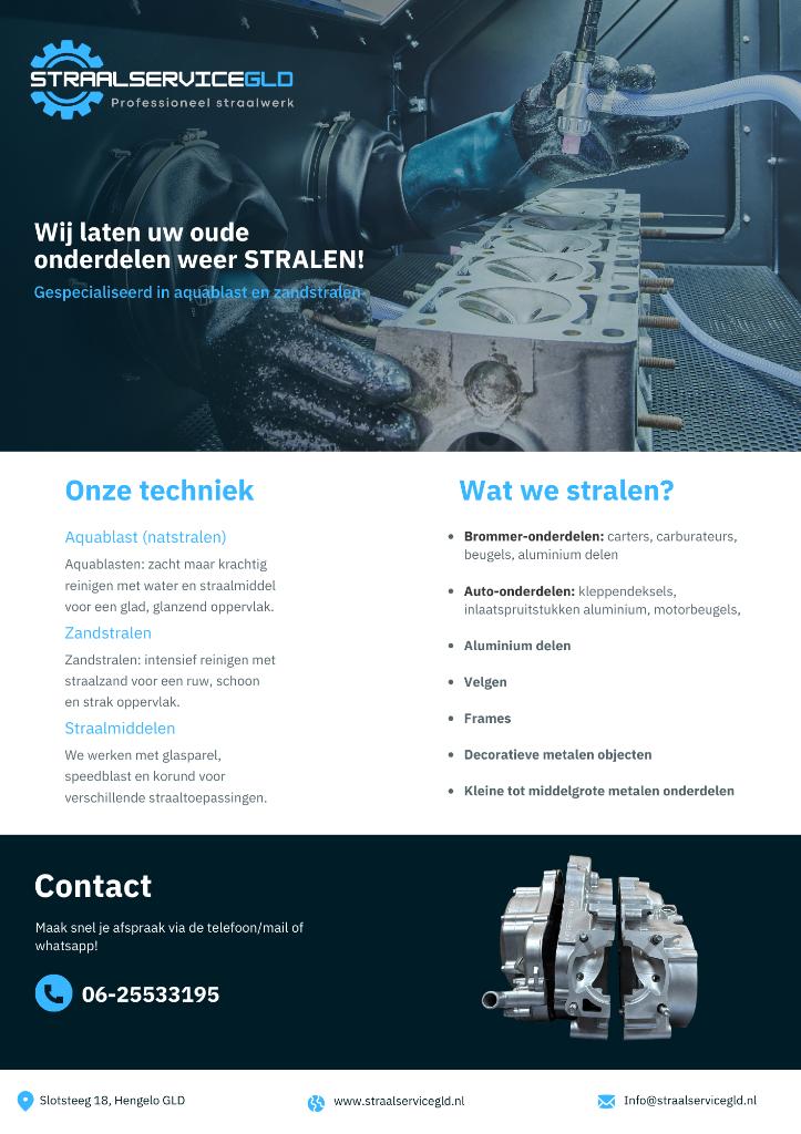 Zandstralen Gelderland - Velgen stralen!, Ophalen