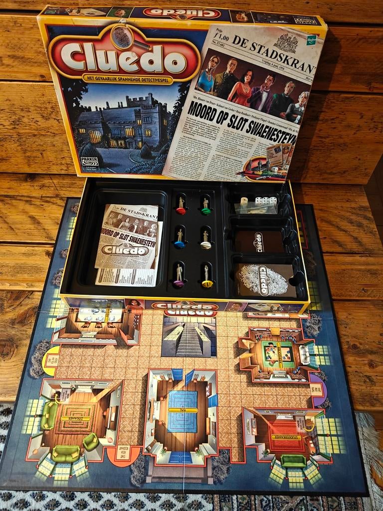 3 x 'Cluedo' vintage., Ophalen of Verzenden, Parker., Clipper., Parker.