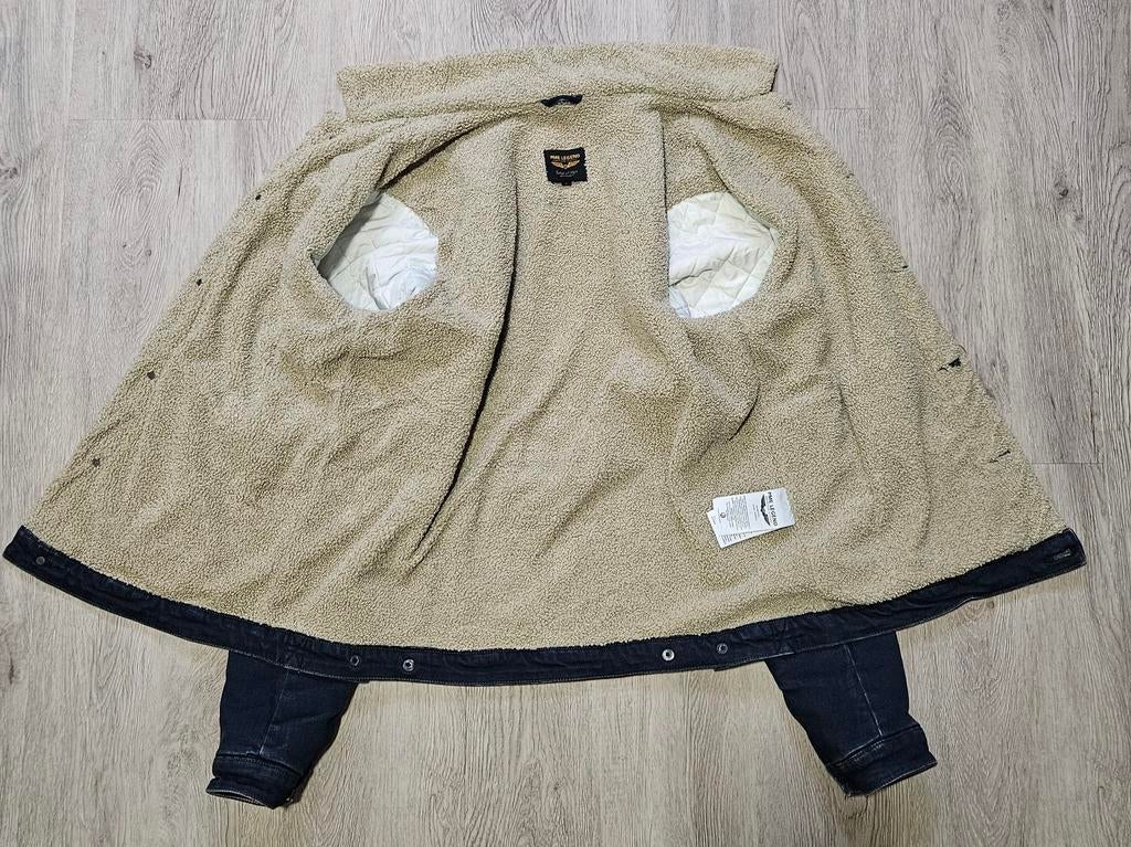 PME Legend met teddy gevoerde stretch spijkerjas (M) zgan, ., Ophalen of Verzenden, Zo goed als nieuw, .