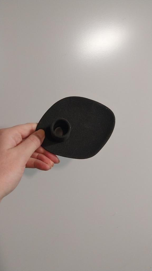 Hk living kandelaar, Huis en Inrichting, Overige materialen, Zwart, Nieuw, Ophalen of Verzenden