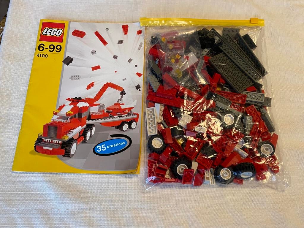 Lego 4100 Maximum Wheels - Designer set, Ophalen of Verzenden, Gebruikt, Complete set, Lego