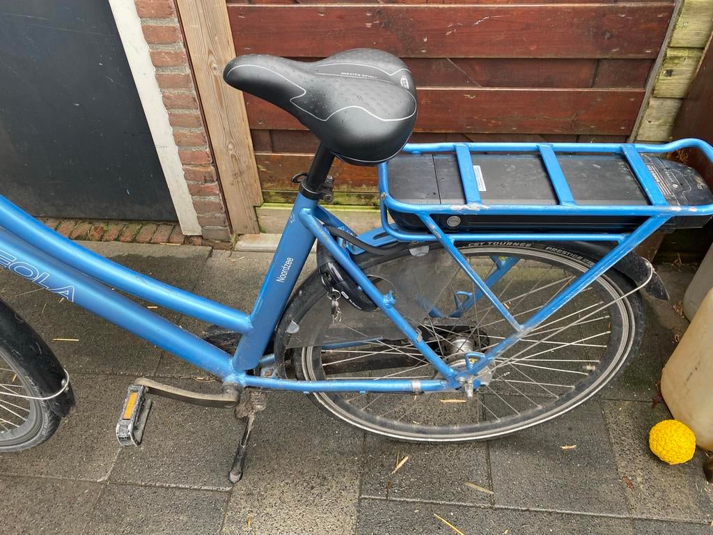 Keola Noordzee Transportfiets Dames 53cm, Gebruikt, 51 tot 55 cm, 30 tot 50 km per accu, Ophalen