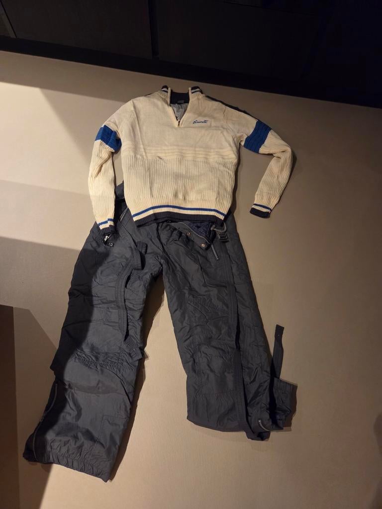 Tenson ski trui met grijze skibroek, maat L, Kleding | Heren, Carnavalskleding en Feestkleding, Ophalen of Verzenden, Zo goed als nieuw
