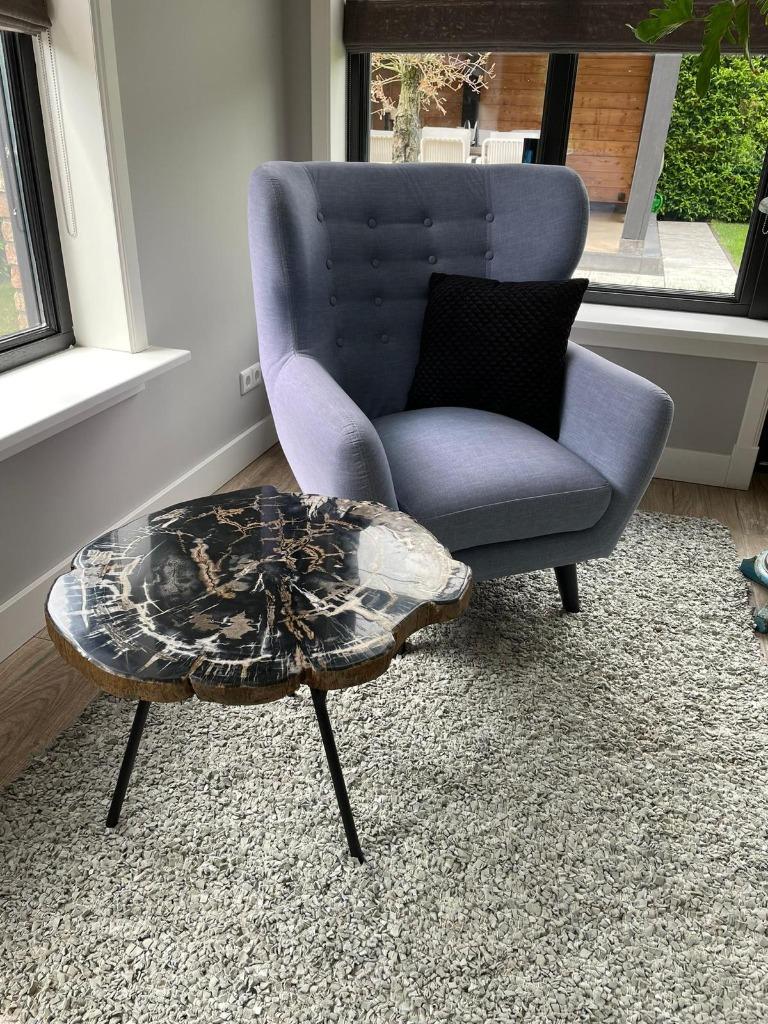 Versteend Hout Salontafels, Ophalen of Verzenden, Nieuw, Overige vormen, Metaal