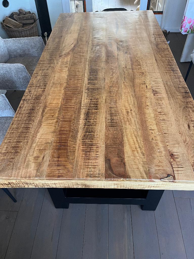 Eettafel, Huis en Inrichting, Tafels | Eettafels, Ophalen, 200 cm of meer, 50 tot 100 cm, Zo goed als nieuw