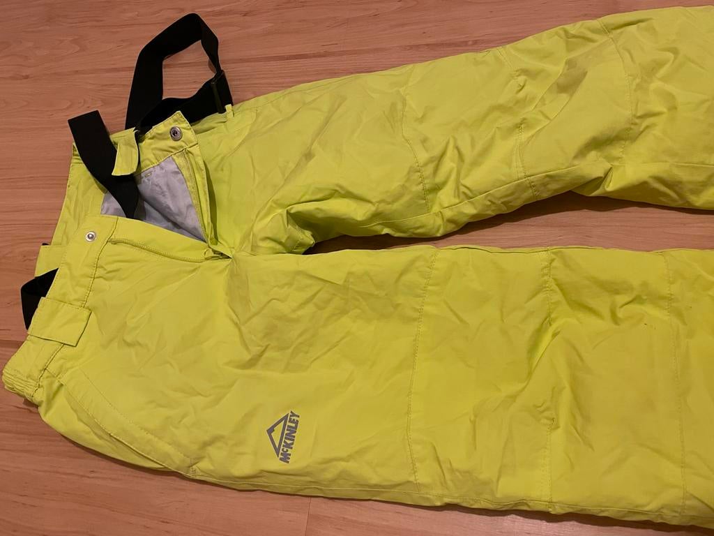 McKinley Ski Broek Maat 152 - Lime Groen, Kleding | Dames, Wintersportkleding, Gedragen, Broek, Maat 34 (XS) of kleiner, Ophalen of Verzenden