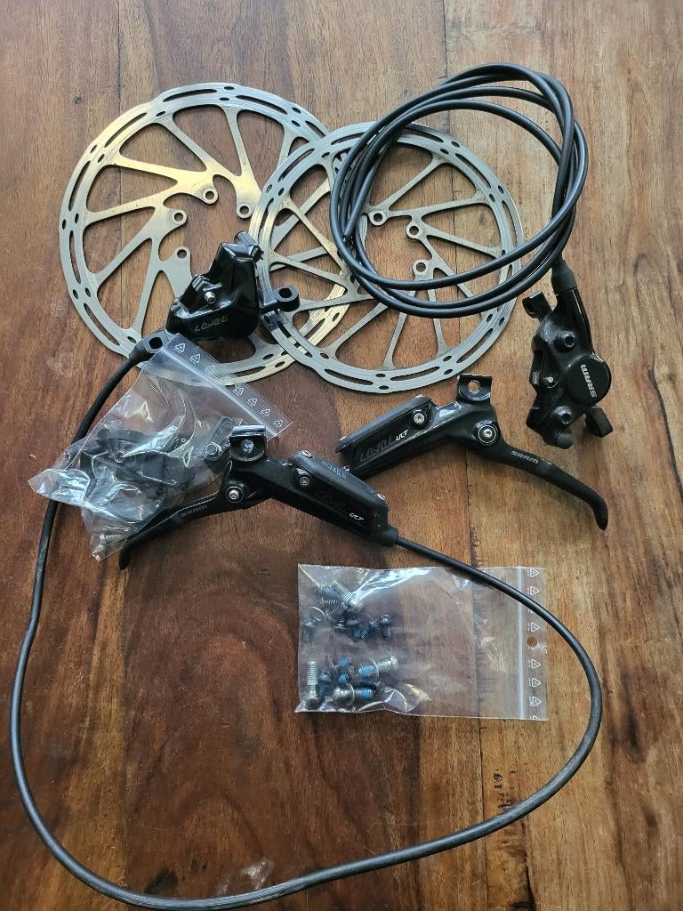 SRAM level ultimate remhendels & schijfremmen set, Fietsen en Brommers, Sram, Gebruikt, Stuur, Mountainbike