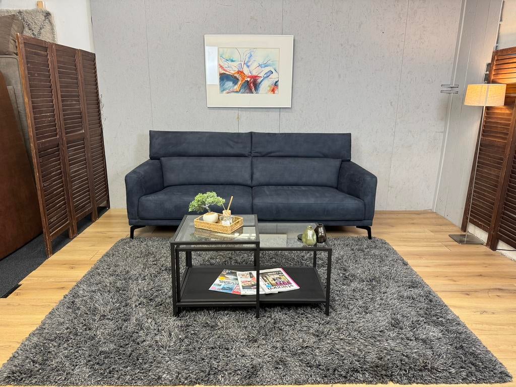 Luxe 3-Zits Bank “Houweling Interieur-Kongo”- Gratis Bezorgd, 75 tot 100 cm, Ophalen of Verzenden, Zo goed als nieuw, Noordkade 68A