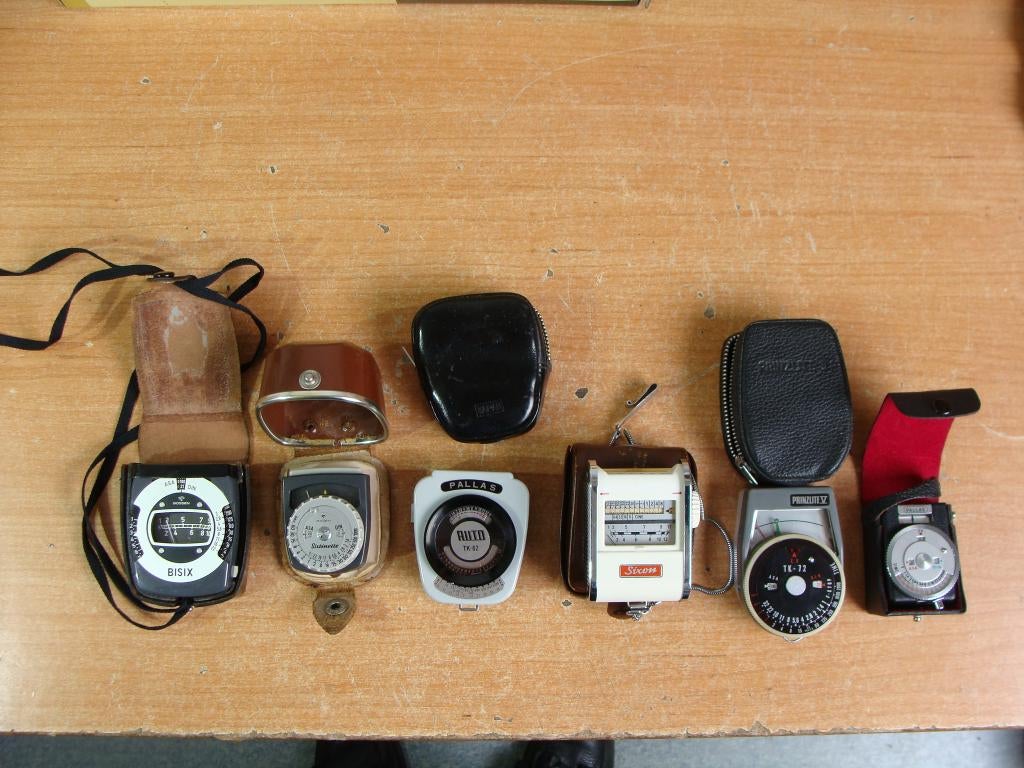 8 Lichtmeters uit de jaren 60., Ophalen, Gebruikt, Compact, Overige Merken