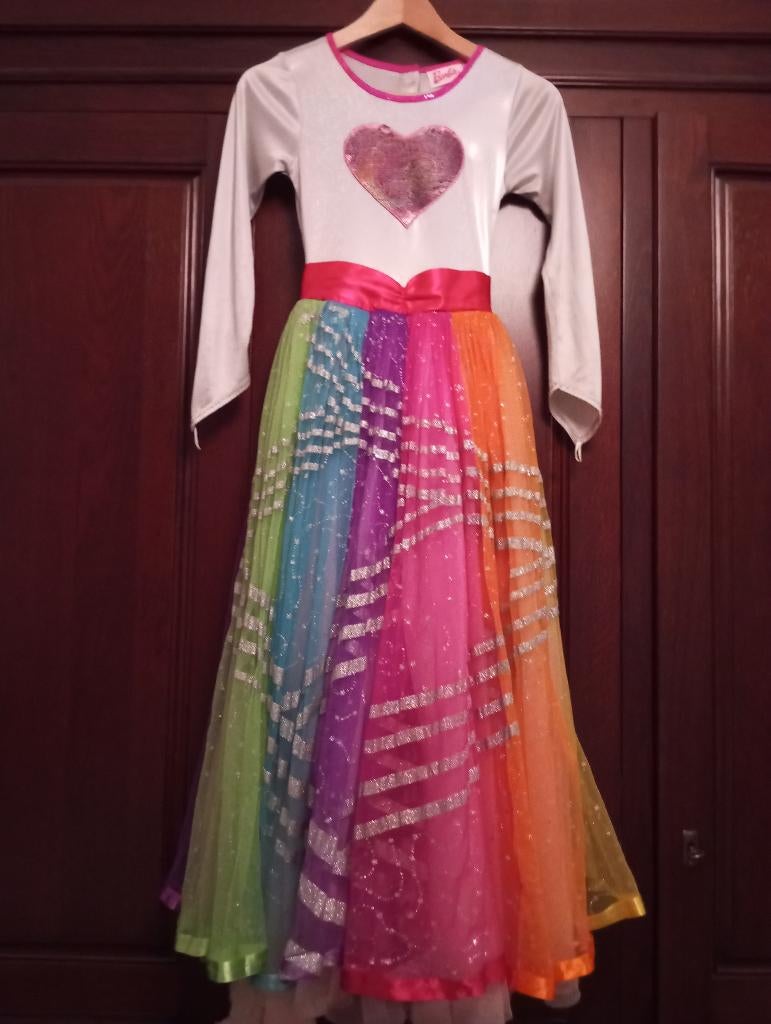 carnaval: echte jurk van Barbie!, Kinderen en Baby's, Carnavalskleding en Verkleedspullen, Ophalen of Verzenden, Zo goed als nieuw