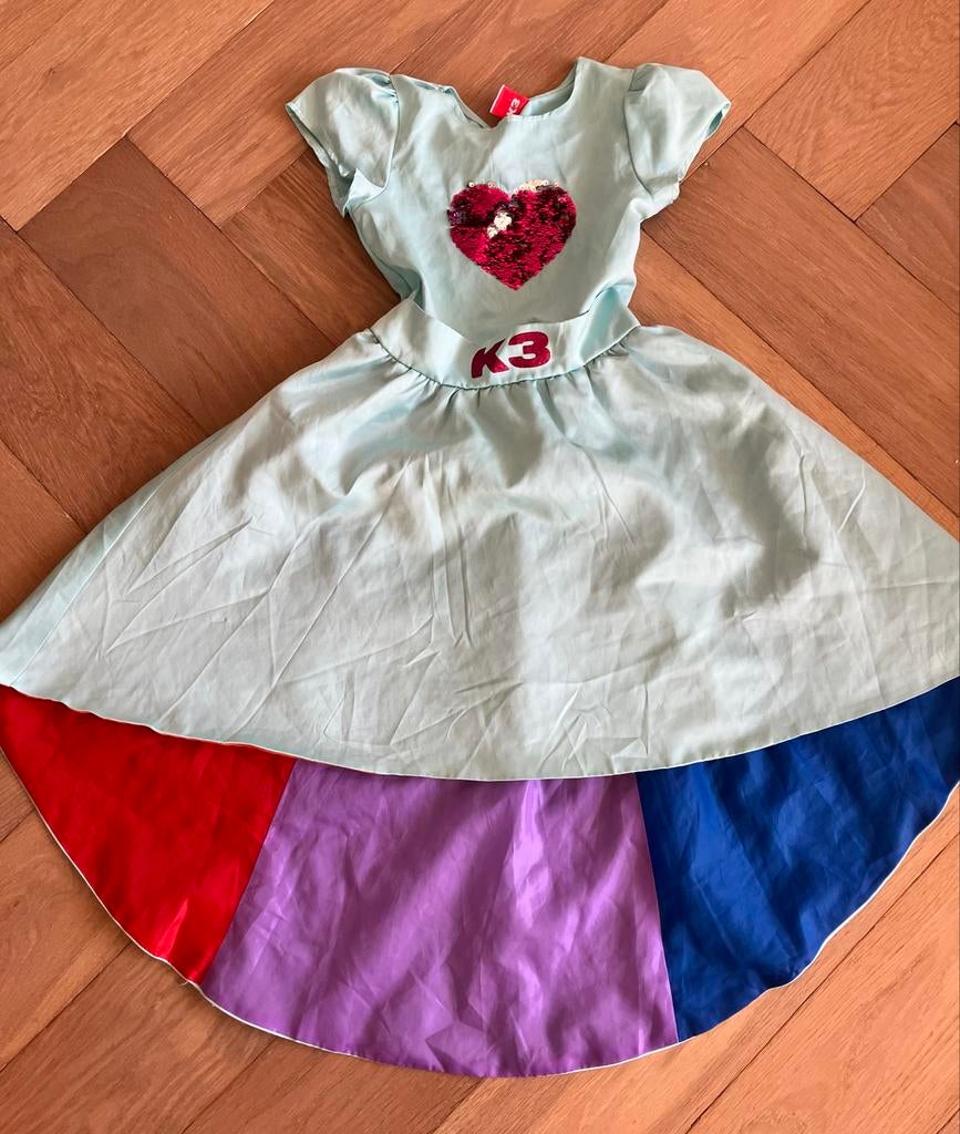 K3 jurkje maat 6-8 jaar, Kinderen en Baby's, Carnavalskleding en Verkleedspullen, Ophalen of Verzenden, Zo goed als nieuw, 110 t/m 116