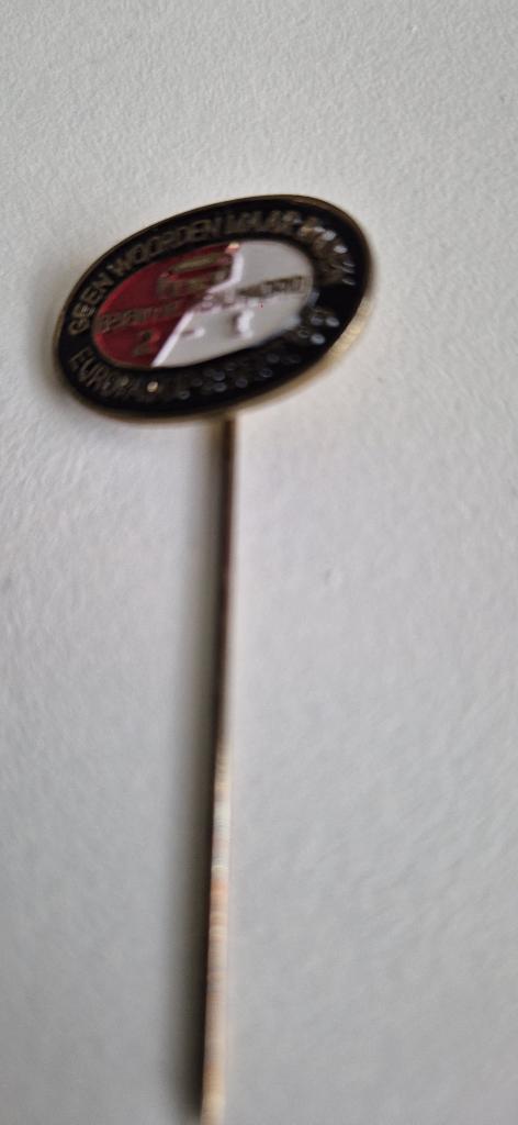 Speld Feyenoord - Real Madrid, Verzamelen, Ophalen of Verzenden, Gebruikt, Feyenoord, Overige typen