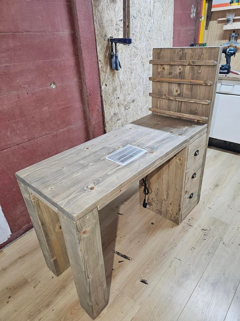 Manicuretafel Nageltafel Manicure nagel tafel met afzuiging, Overige kleuren, Nieuw, Ophalen of Verzenden, Handen en Nagels