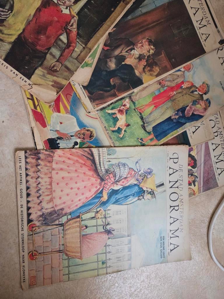 Tijdschriften de stad Amsterdam panorama 1938, Ophalen