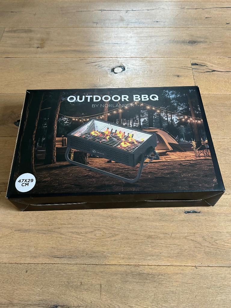 Mini tafel bbq norlander, Tuin en Terras, Houtskoolbarbecues, Ophalen, Nieuw, NORLÄNDER OUTDOOR