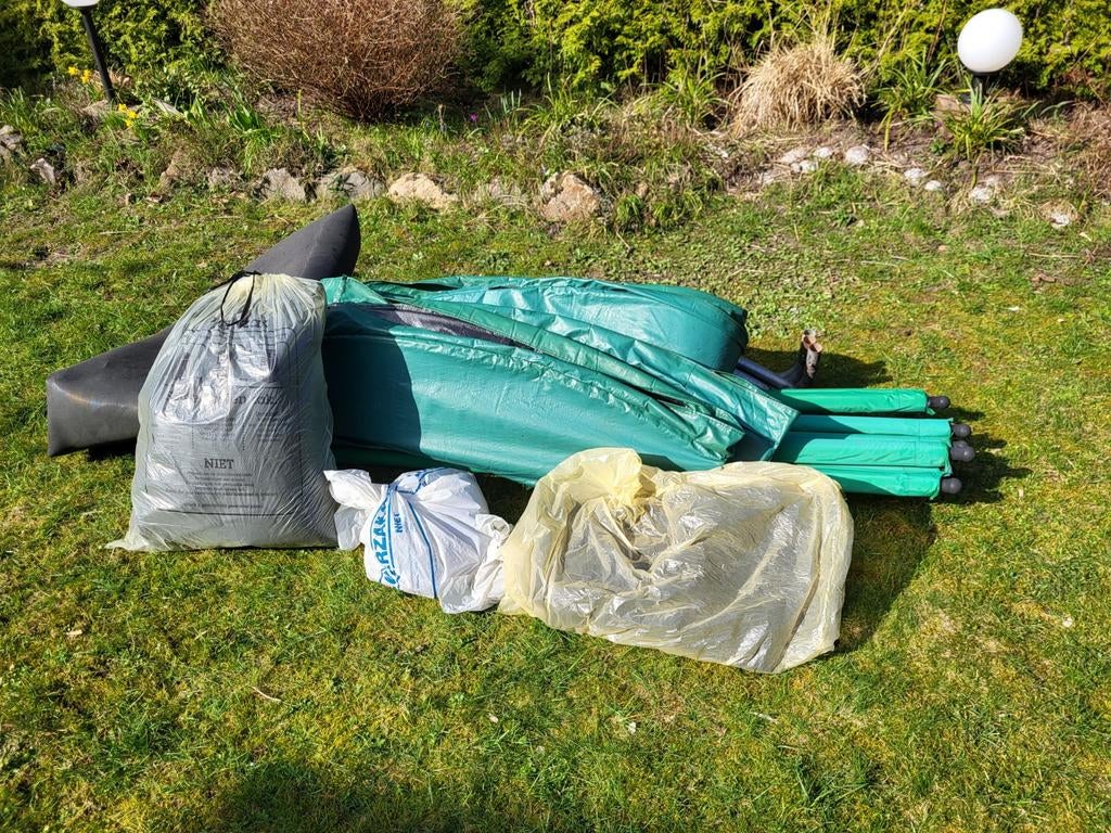 Trampoline, doorsnede 3 meter, Ophalen, Gebruikt