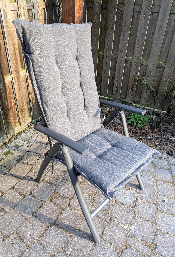 Tuinstoelkussens - set van 4, Tuin en Terras, Tuinmeubel-accessoires, Gebruikt, Ophalen