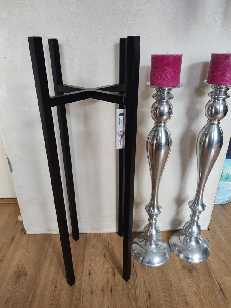 Metalen Plantenstandaard, Tuin en Terras, Ophalen, Minder dan 60 cm, Nieuw, Metaal