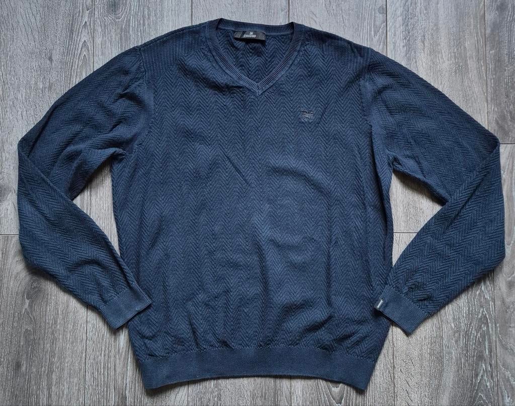 Supermooie trui Vanguard! L, Maat 52/54 (L), Blauw, Ophalen of Verzenden, Zo goed als nieuw
