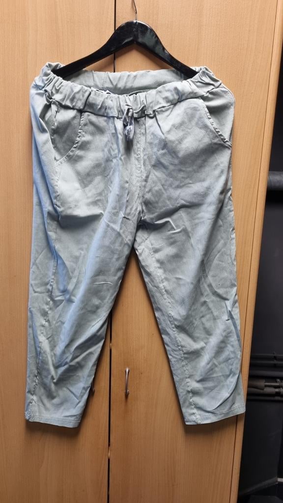 Mintgroene broek, maat XXL, Maat 46/48 (XL) of groter, Ophalen of Verzenden, Zo goed als nieuw, Lang