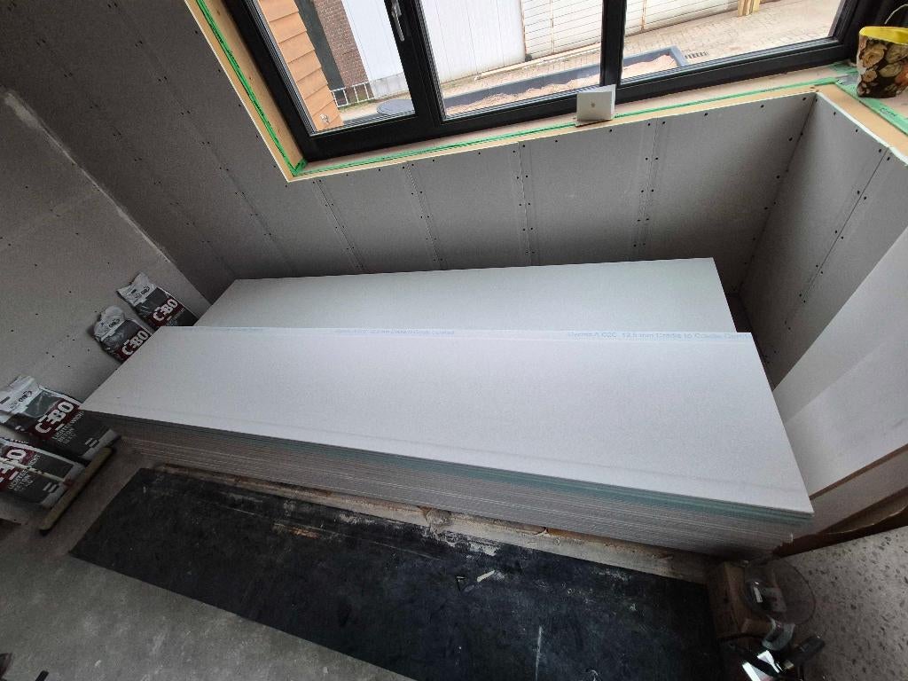 Gipsplaten Gyproc 300x60 afgeschuinde kant 38 stuks, Ophalen, Nieuw, Overige materialen, Minder dan 20 mm