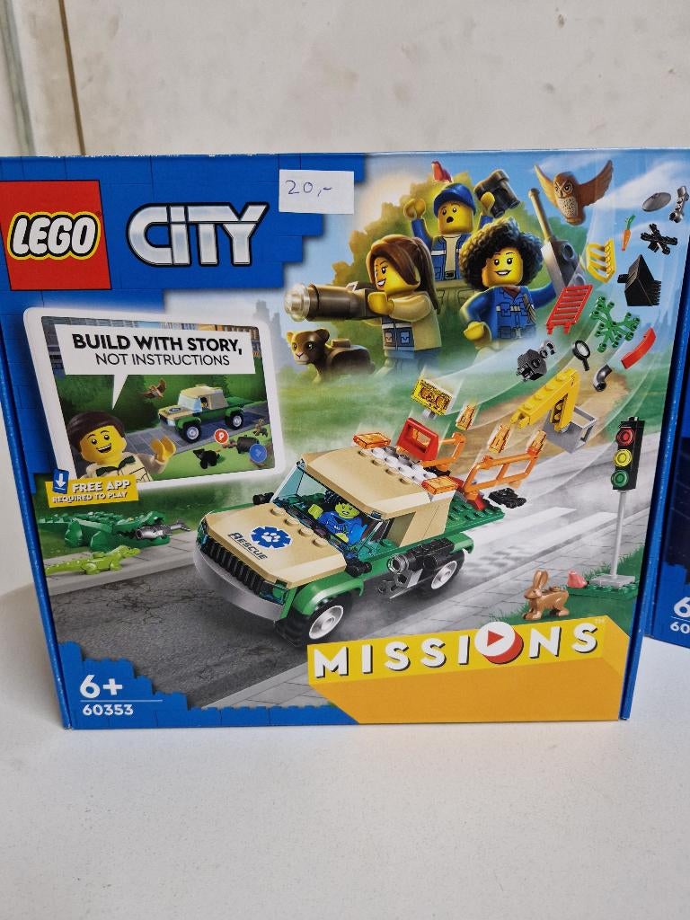 Lego city missions te koop, Ophalen of Verzenden, Nieuw
