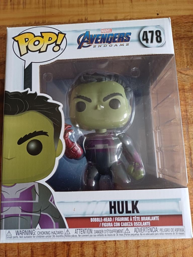 Funko Pop! Marvel: Avengers Endgame – 6 Hulk w/ Gauntlet, Ophalen of Verzenden, Nieuw