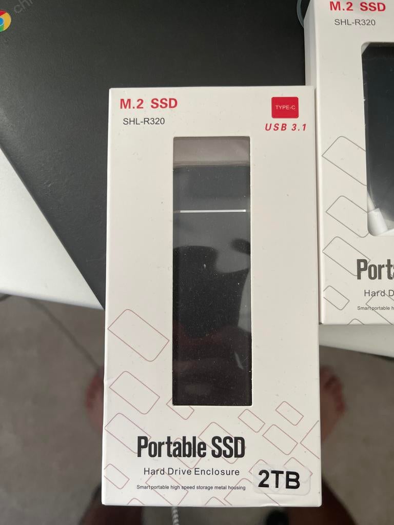 M.2 Portable SSD 2TB USB 3.1 Type-C Externe Opslag, Computers en Software, Harde schijven, Server, SSD, Nieuw, Ophalen of Verzenden