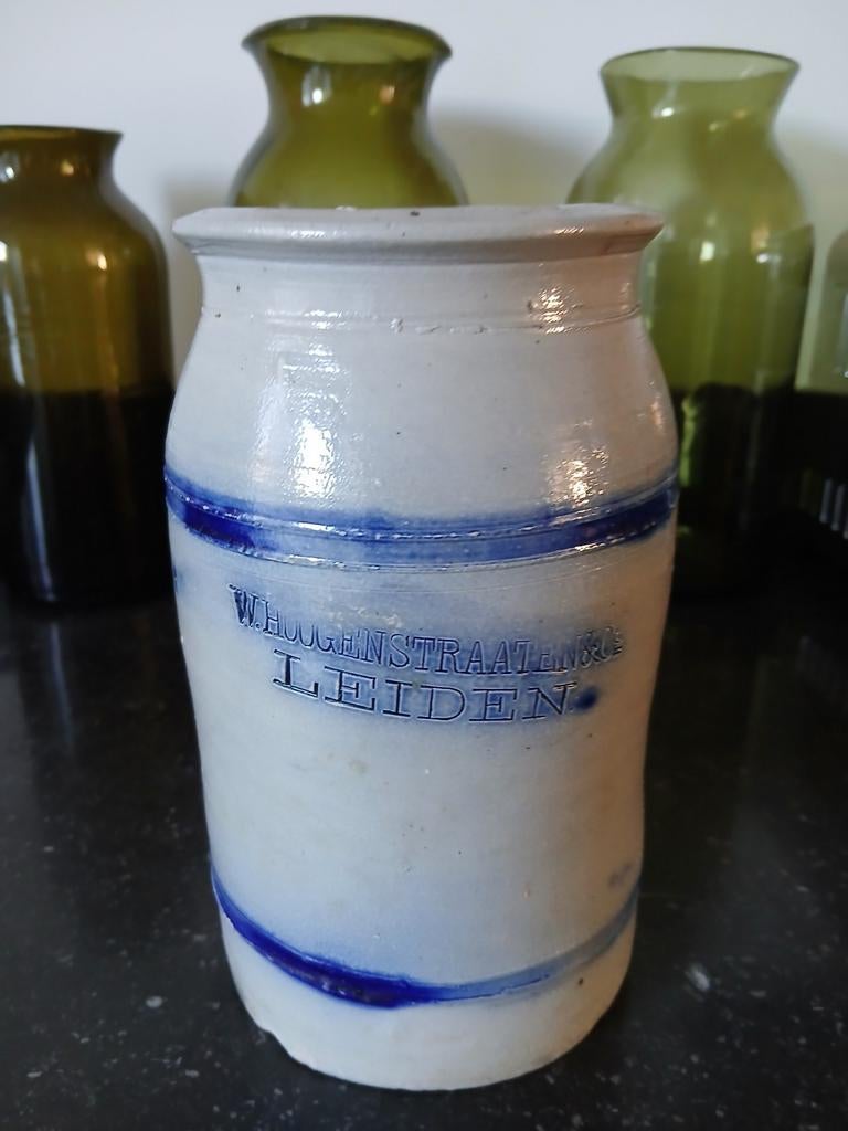 Mooie antieke aardewerk pot, Ophalen of Verzenden