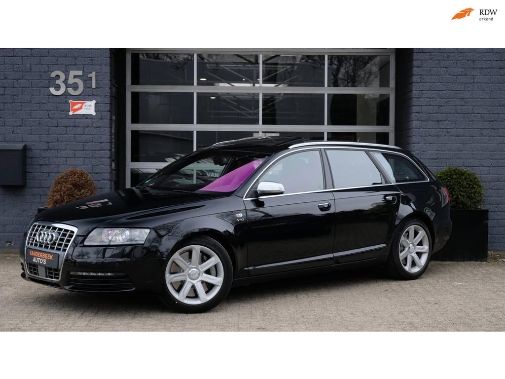 Audi S6 Avant 5.2 FSI V10 Pro Line 435PK Carbon|Schuifdak|Le, Auto's, Audi, Automaat, Gebruikt, Zwart, 5204 cc