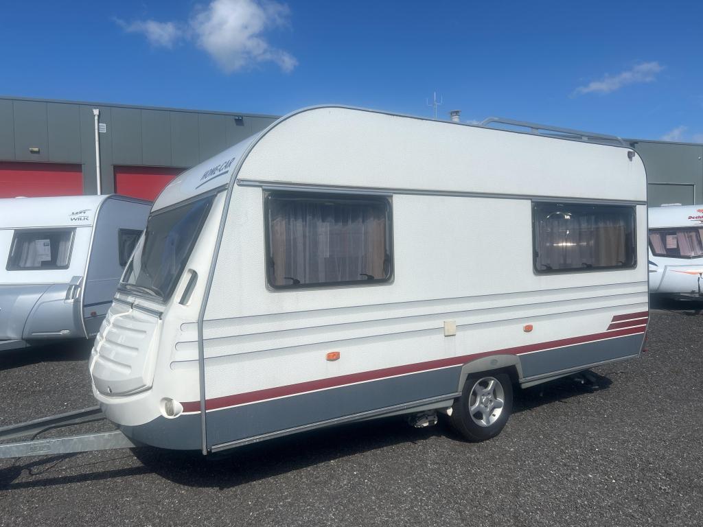 Home-Car Racer Trophy 43 VOORTENT, TOILET, MOVER, Caravans en Kamperen, Caravans, Home Car S.r.l., Bedrijf, Treinzit, 750 - 1000 kg