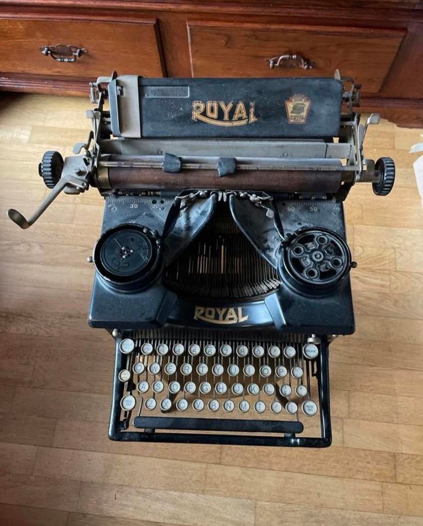 Mooie antieke Royal typemachine, Diversen, Typemachines, Ophalen, Gebruikt